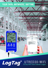 Thumbnail of document Data Sheet - UTRED30-WiFi 30 Day WiFi Temperature Logger W/ Display